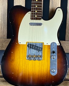 Fender 2016 Namm Limited Edition Custom Shop 50s Telecaster Rosewood Neck Faded Wide 2 Tone Sunburst